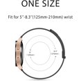 thumbnail image 4 of KOMI Metal Band Compatible with Samsung Galaxy Watch 6 Band 40mm 44mm, Galaxy Watch 6 Classic Bands 43mm 47mm, 20mm Stainless Steel Replacement Strap for Galaxy Watch 6 Band Women Men Black, 4 of 7