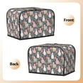 Uemuo Llamas Print Toaster Cover 2 Slice, Small Kitchen Appliance