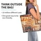 thumbnail image 2 of Easygdp Hand Drawn Vintage Coffee Bolsas Tote para Mujer, Bolsos de Hombro para Viaje, Bolsos de Mano de Gran Capacidad para Compras y Trabajo, 2 of 8