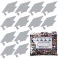 thumbnail image 2 of Confetti Grad Cap Silver - Half Pound (8 oz) - CCL8410, 2 of 8