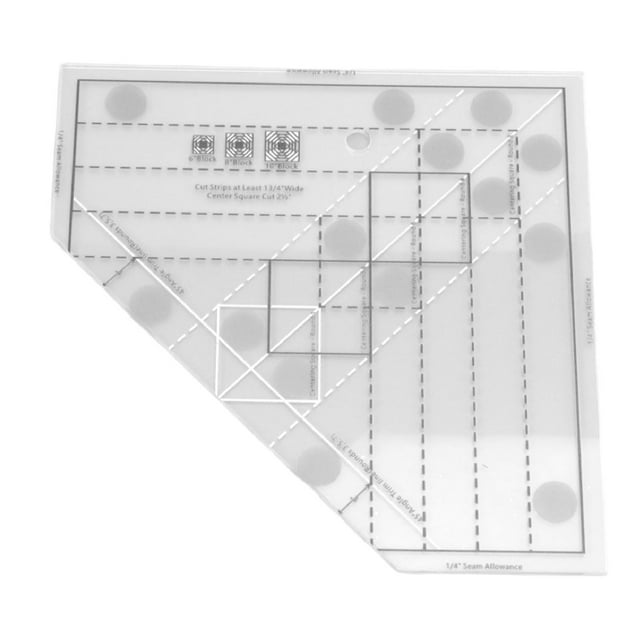 Règle de Courtepointe en Grilles, Règle de Courtepointe Professionnelle en Acrylique Performance Prouvée