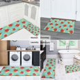 thumbnail image 5 of Pioneer Flower Floral Print Pattern Kitchen Rugs Sets Of 2, Anti Fatigue Non Slip Washable Floor Mats for Kitchen Sink Laundry, 17X30 Inch + 17X47 Inch, 5 of 6