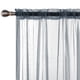 thumbnail image 4 of Cortinas transparentes Sala de estar Bolsillo de varilla Paneles de cortina de ventana Dormitorio Co Abody Gris/100W*250L, 4 of 7