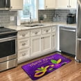 thumbnail image 4 of SKYSONIC Mardi Gras Kitchen Rug Anti Fatigue Non-Slip Bath Rug Entryway Doormats Runner Comfort Mat 39 x 20 Inch, 4 of 7