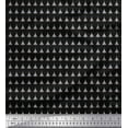 thumbnail image 1 of Soimoi Black Rayon Fabric Tree Christmas Printed Craft Fabric by the Yard 42 Inch Wide, 1 of 3