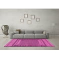 thumbnail image 3 of Ahgly Company Indoor Round Southwestern Pink Country Area Rugs, 4' Round, 3 of 4
