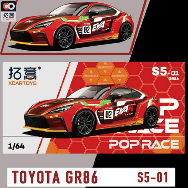 Poprace & Xcartoys-Super Racing Vehicle 1/64 GTI TypeR GT3, miniatura de colección, juguetes de regalo, 964 Fivean unisex