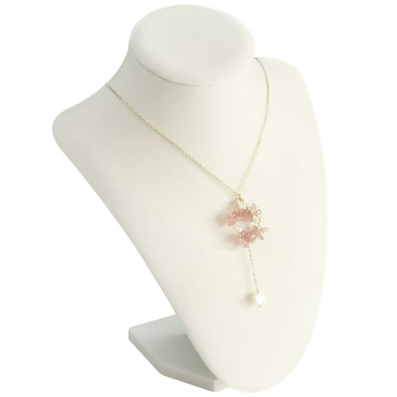 Coward Necklace display Stand, Necklace Holder, Jewelry Organizer Chain Pendant Display Bust Stand