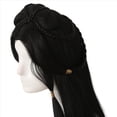 thumbnail image 4 of Disfraz Antiguo Peluca China Larga y Recta Cubierta de Cabeza Perezosa Cubierta de Pelo de Estilo para Boda de NiñAs de Estilo, 4 of 9