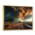 thumbnail image 2 of Designart "Chaos and the Storm" Landscapes Floater Framed Canvas Wall Art, 2 of 7