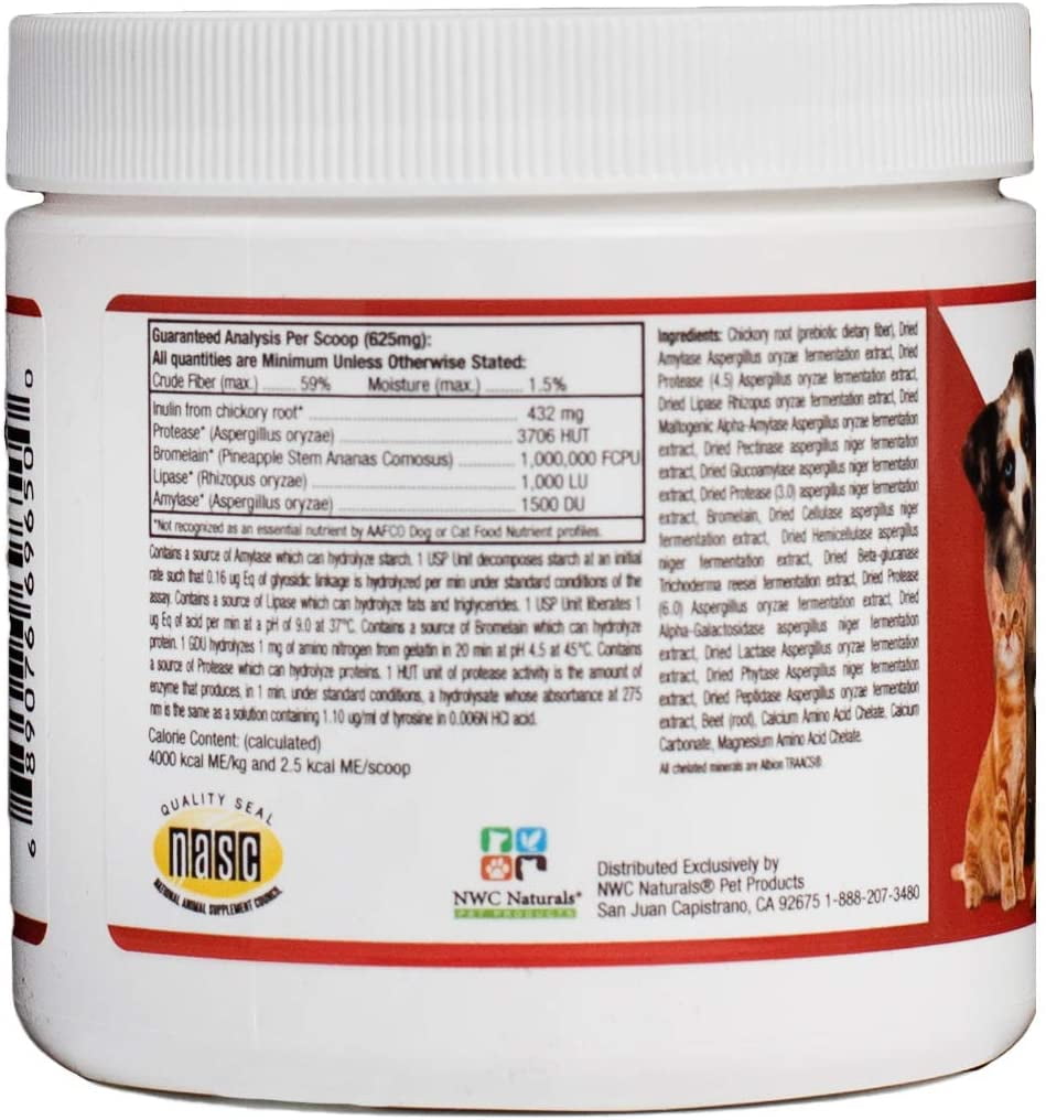 NWC Naturals Total-Digestion Mini-twin Pack Total-Zymes, Total-Biotics Each Jar Treats 100 Cups of Food. Sold by manufacturer.