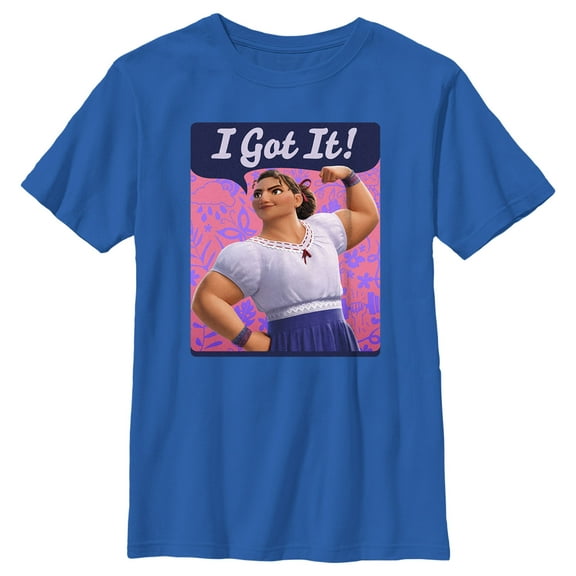 Boy's Encanto Luisa I Got It! Graphic Tee Royal Blue X Small