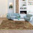 thumbnail image 6 of Ottomanson Non-Slip Area Rug for Living Room 7'10" x 9'10" Durable Low Profile Carpet, Beige Paisley, 6 of 8