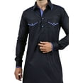 thumbnail image 4 of Saris and Things Black Pathani Suit for Men, 4 of 6