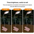 thumbnail image 4 of Kraoden LED Clip Desk Lamp, Portable USB Rechargeable Night Light with Flexible Gooseneck and Sturdy Clamp for Reading, Office, Study, Bedside, Reducing Eye Fatigue and Energy Saving, 4 of 6