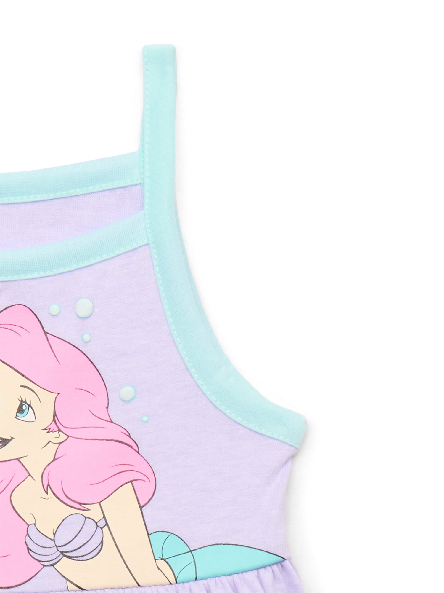 Disney Princess Toddler Girls Little Mermaid Ariel Graphic Tank Dress, Sizes 12M-5T