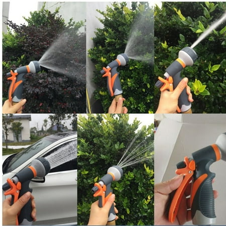 hose nozzle Garden Hose Nozzle Anti-Leak Heavy Duty 8 Patterns Watering