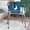Blue, variant on Emma + Oliver Gray Shower Commode Chair with Safety Rail, Height Adjustable Frame, Padded Seat & Armrests, Removable Pail with Lid, Fits Most Toilets