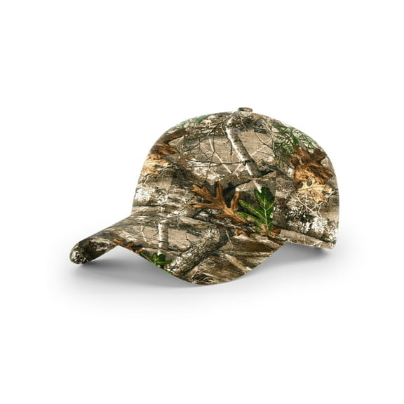 Richardson 843 Casual Twill Camo Strapback Caps - Realtree Edge