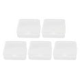 thumbnail image 1 of 5Pcs Maquillage Éponge Boîte Forte ABS Transparent Lissage Durable Boîte de Stockage des Ongles pour Voyage de Bureau Familial, 1 of 14
