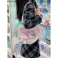 thumbnail image 4 of Bolsos de hombro japoneses kawaii para mujer, bolso transparente de cuero PU, bolso de mano JK, bolso de mano, estilo preppy, bolso cruzado lindo de moda, 4 of 5
