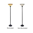 thumbnail image 3 of CHLOE Lighting BELLE Tiffany-style Mission Blackish Bronze 1 Light Torchiere Lamp 14" Shade, 3 of 5