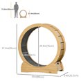 thumbnail image 3 of PawHut Roue de Course pour Chat Tapis Roulant avec Frein Naturel, 3 of 10