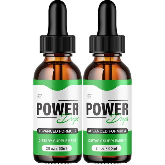 Power Drops – PowerDrops Extra Strength All Natural Organic Weight Support, 2 Pack, 2 Month Supply