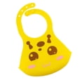 thumbnail image 3 of Baberos ajustables impermeables Gloria Baberos para niños pequeños para comer amarillo, 3 of 5