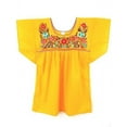 thumbnail image 2 of Mexican Puebla Blouse (Large, Canary), 2 of 2