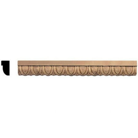 Omega Npe010E5960Ouf8 0.313 In. X 0.5 In. X 96 In. Embossed Mouldings - Red Oak