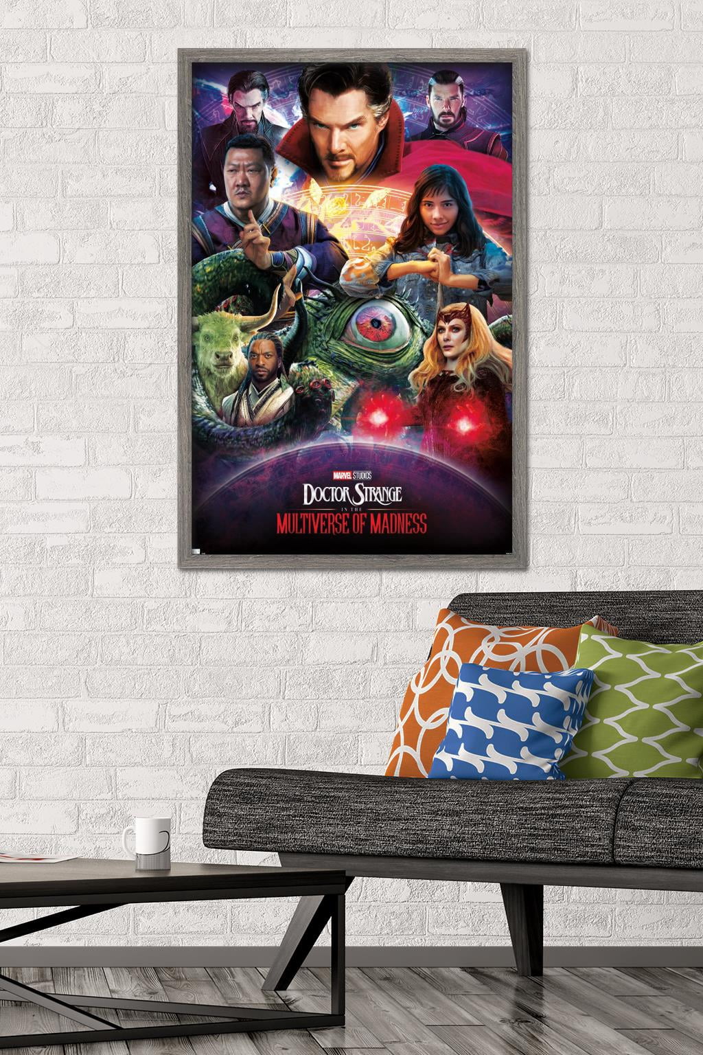 Marvel Doctor Strange in the Multiverse of Madness - Amazing Wall Poster, 22.375" x 34" Framed