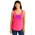 thumbnail image 2 of Easy Tiger Tank Top for Women and Teens Trendy Everyday Tiger Sleeveless Tee Neon Pink Tank Top Medium, 2 of 4