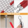 thumbnail image 4 of MOVTOTOP Rope End Cap with Snap Hook for Guardrail Cord Made of Aluminum Alloy Silver Color 4 Pieces, 4 of 8