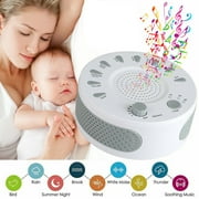 BASSTOP White Noise Machine, Auto-Off Timer & Memory Function, Music Sleep Aid Device Sound Relaxation Sleep Sound Machine, Sound Therapy Machine