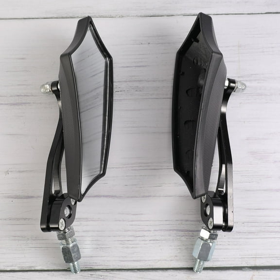 OATIPHO Dirt Bike Mirrors Round 2pcs Black
