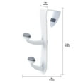 thumbnail image 3 of (2 pack) Mainstays Over The Door Polishing Non-Slip 2 Packs Hook Adult Organizer, 3 of 8