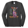 thumbnail image 3 of Dean Russo In My Mind Dog Lover Mens Long Sleeve Shirt, Charcoal, Medium, 3 of 6