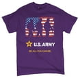 thumbnail image 5 of US Army Be All You Can Be T-shirt American Flag Military Veteran DD 214 Patriotic Armed Forces Licensed Men's Tee, 5 of 7