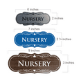 thumbnail image 2 of Designer Nursery Sign(Navy Blue / White) - Medium, 2 of 6