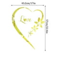 thumbnail image 3 of Heart Shape Mirror Wall Sticker, Self-Adhesive Love Heart Acrylic Mirror Wall Stickers Art Mural, DIY Wall Art Home Decor Mirror Wall Decals for Living Room Bedroom Bathroom Office (Gold), 3 of 4