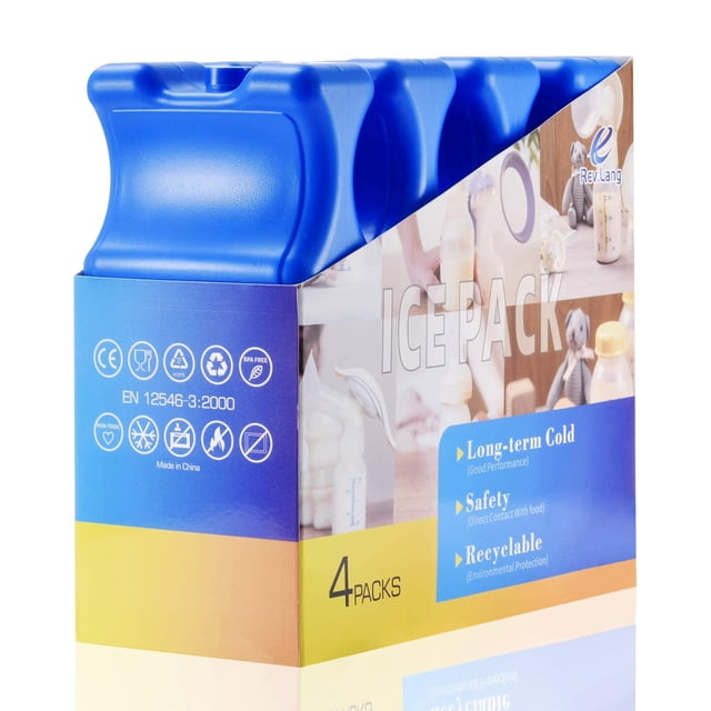 Ice Packs Rev.Lang Cold Freezer Cool para biberones de leche materna