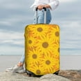 thumbnail image 7 of Gukieu Sun Flowers Print Suitcase Protective Cover, Elastic Zipper Buckle Suitcase Protective Cover, Suitable for Travel, Business Trip-X-Large, 7 of 7