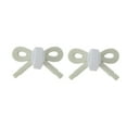 thumbnail image 4 of Unique Bargains 1 Pair Shoelace Charms Sparkly Bow Decorative Shoe Clips Light Green, 4 of 5