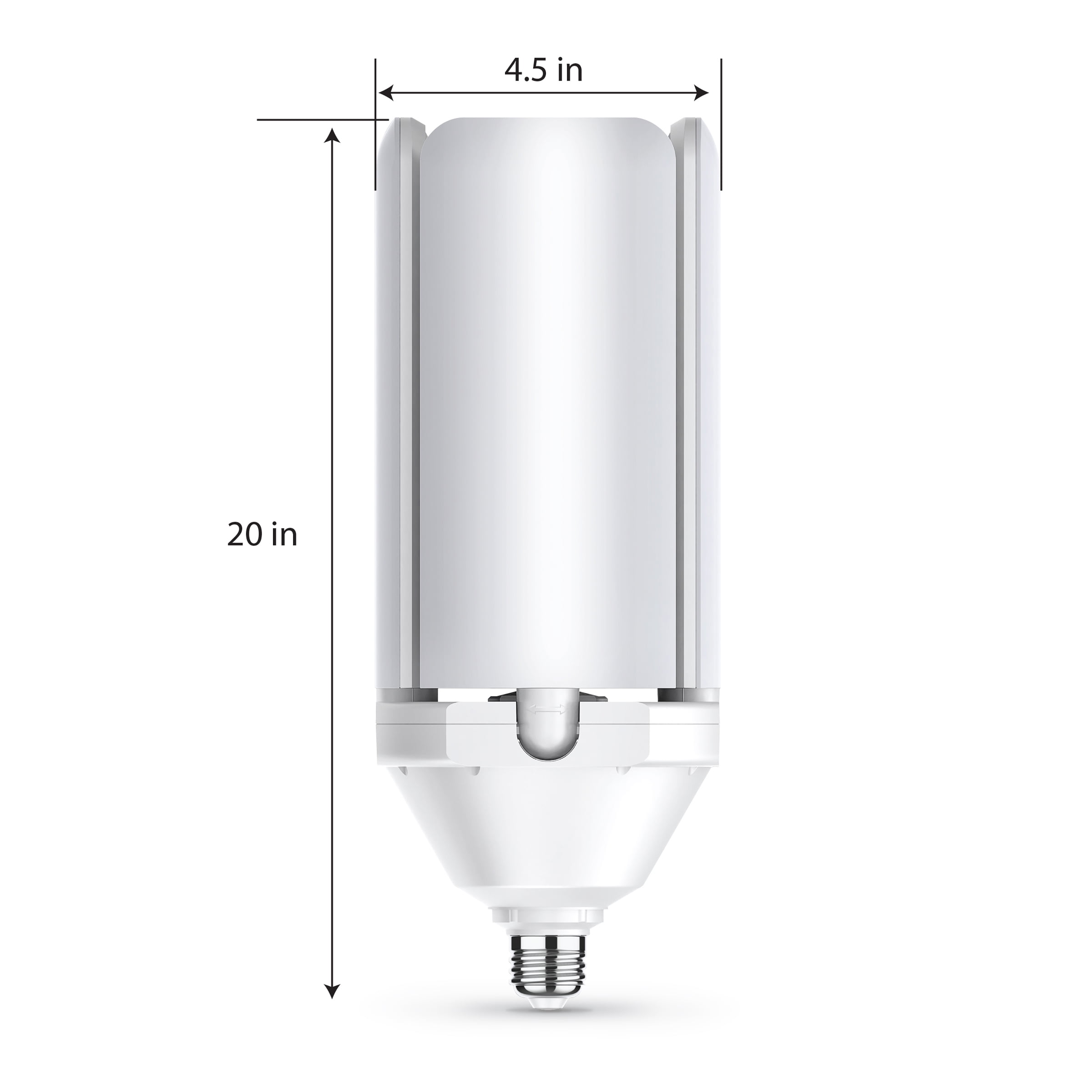 Feit Electric LED 120W (500 Watt Eq) Garage Light, Foldable Multi-Directional Daylight (5000K) E26