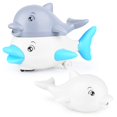 thumbnail image 4 of Juguetes de baño Rociador de base de delfín Juguete de rociador de agua de plástico blanco para niños Niños Niñas, 4 of 5