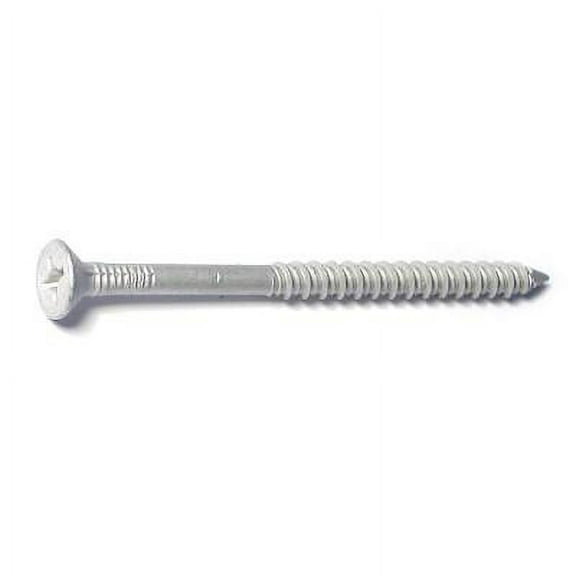 1/4" x 3-3/4" Stainless Phillips Flat Head Tapcon Concrete Screws (50 pcs.)