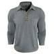 thumbnail image 3 of Blusa y camisa de manga larga con cuello vuelto para hombre, informal, a la moda, de color liso, transpirable, de manga larga, con cuello vuelto, de poliéster., 3 of 5