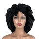 thumbnail image 3 of Silk Bonnet Satin Bonnet For Sleeping Bonnet With Tie Band Night Cap, 3 of 5