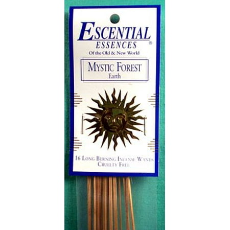Essential Essences Incense Mystic Forest 16pk Sticks Bring Deep Trees Woods Earth Energy Preservation Spirituality Intuition Visions Create Relaxing Atmosphere Into Home Prayer Meditation